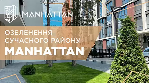 Озеленення сучасного району Manhattan